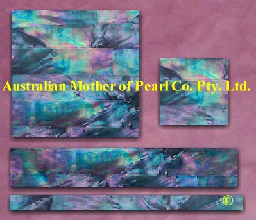 Mother of Pearl strip tiles dark