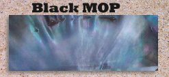 Black MOP glued blank