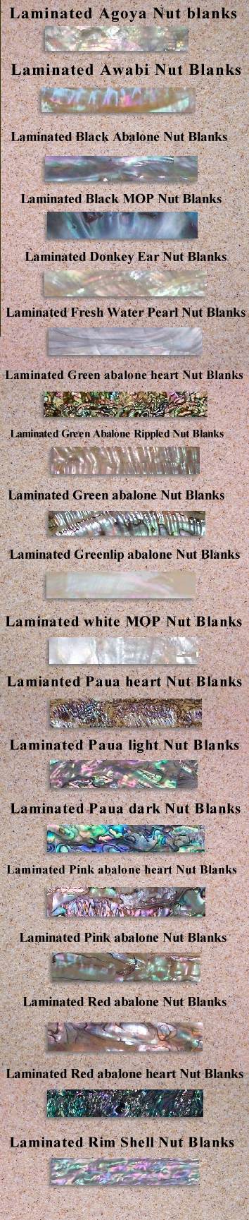 Laminated NUt Blanks