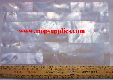 Silverlip MOP strip veneer