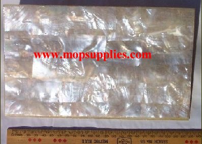 Silver MOP glued sheets